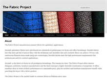 Tablet Screenshot of fabricproject.com